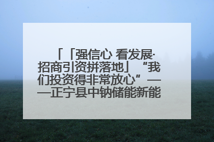 「强信心 看发展·招商引资拼落地」“我们投资得非常放心”——正宁县中钠储能新能源项目建设见闻