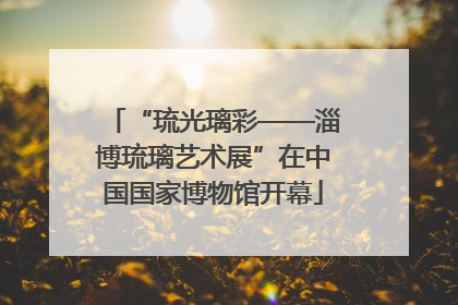 “琉光璃彩——淄博琉璃艺术展”在中国国家博物馆开幕