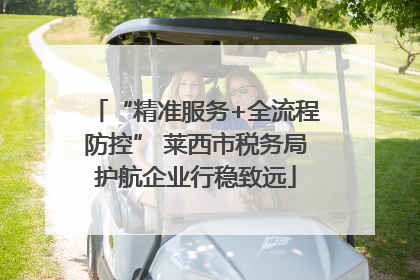 “精准服务+全流程防控” 莱西市税务局护航企业行稳致远