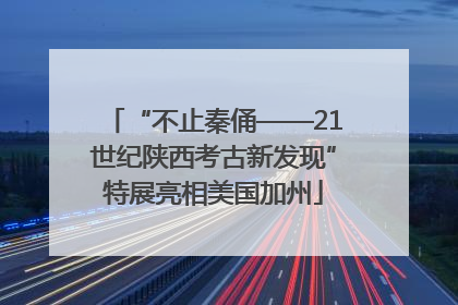 “不止秦俑——21世纪陕西考古新发现”特展亮相美国加州