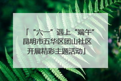 “六一”遇上“端午” 昆明市五华区团山社区开展精彩主题活动