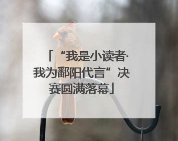“我是小读者·我为鄱阳代言”决赛圆满落幕