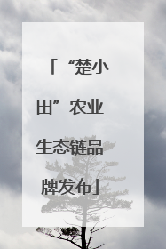 “楚小田”农业生态链品牌发布