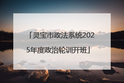 灵宝市政法系统2025年度政治轮训开班