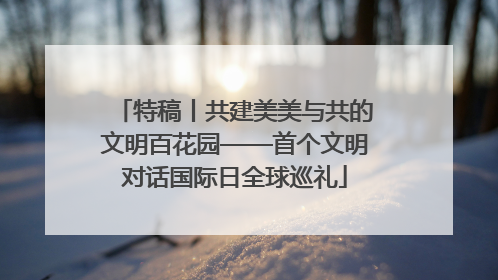 特稿丨共建美美与共的文明百花园——首个文明对话国际日全球巡礼