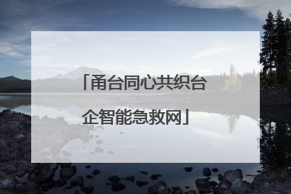 甬台同心共织台企智能急救网