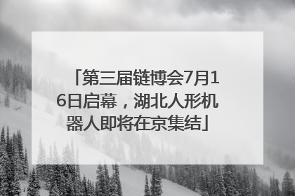 第三届链博会7月16日启幕，湖北人形机器人即将在京集结