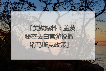 美媒爆料：盖茨秘密去白宫游说撤销马斯克政策