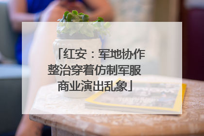 红安：军地协作整治穿着仿制军服商业演出乱象