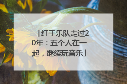 红手乐队走过20年：五个人在一起，继续玩音乐