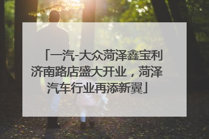 一汽-大众菏泽鑫宝利济南路店盛大开业，菏泽汽车行业再添新翼