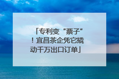专利变“票子”！宜昌茶企凭它撬动千万出口订单