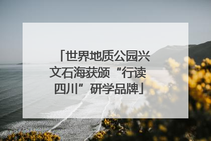 世界地质公园兴文石海获颁“行读四川”研学品牌