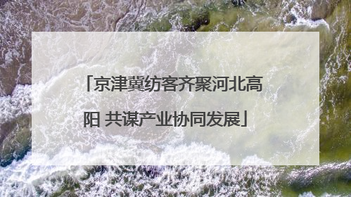京津冀纺客齐聚河北高阳 共谋产业协同发展