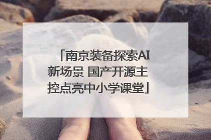 南京装备探索AI新场景 国产开源主控点亮中小学课堂