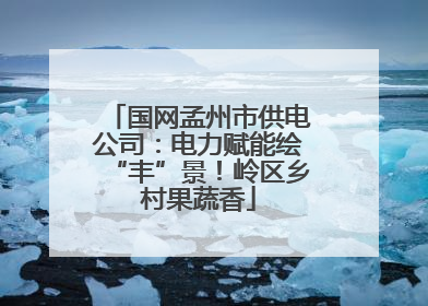 国网孟州市供电公司：电力赋能绘“丰”景！岭区乡村果蔬香