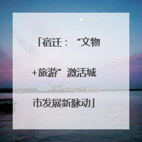 宿迁：“文物+旅游”激活城市发展新脉动