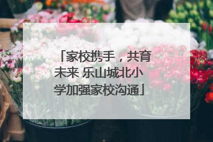 家校携手，共育未来 乐山城北小学加强家校沟通