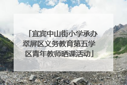 宜宾中山街小学承办翠屏区义务教育第五学区青年教师晒课活动
