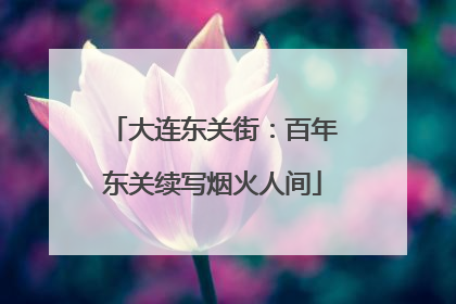 大连东关街：百年东关续写烟火人间