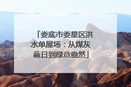 娄底市娄星区洪水单屋场：从煤灰蔽日到绿意盎然
