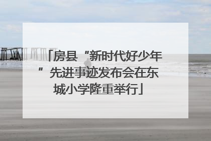 房县“新时代好少年”先进事迹发布会在东城小学隆重举行