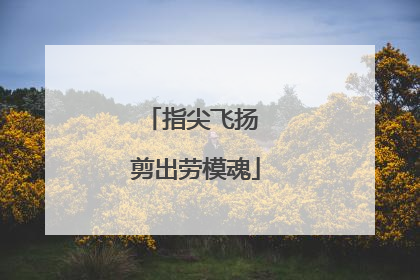 指尖飞扬 剪出劳模魂