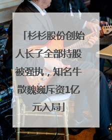 杉杉股份创始人长子全部持股被强执，知名牛散魏巍斥资1亿元入局