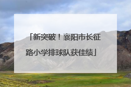 新突破！襄阳市长征路小学排球队获佳绩