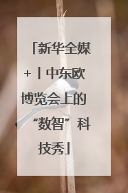新华全媒+丨中东欧博览会上的“数智”科技秀