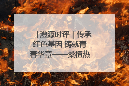 澧源时评｜传承红色基因 铸就青春华章——桑植热土上的青春长征