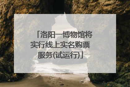 洛阳一博物馆将实行线上实名购票服务(试运行)