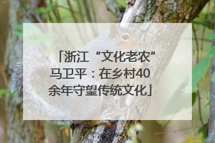 浙江“文化老农”马卫平：在乡村40余年守望传统文化
