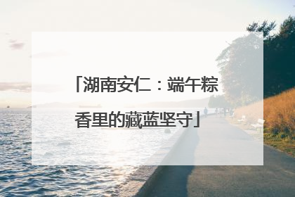 湖南安仁：端午粽香里的藏蓝坚守