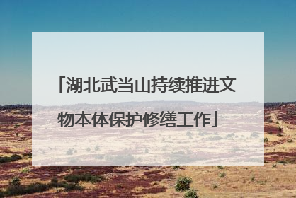 湖北武当山持续推进文物本体保护修缮工作