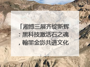 湘博三展齐绽新辉：黑科技激活石之魂，翰墨金影共谱文化遗产日华章