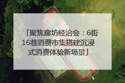 聚焦廊坊经洽会：6街16巷消费市集搭建沉浸式消费体验新场景