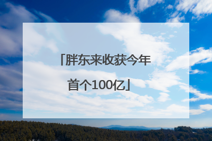 胖东来收获今年首个100亿