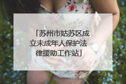 苏州市姑苏区成立未成年人保护法律援助工作站