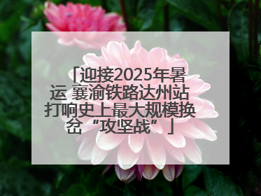 迎接2025年暑运 襄渝铁路达州站打响史上最大规模换岔“攻坚战”