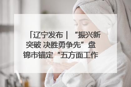 辽宁发布｜“振兴新突破 决胜勇争先”盘锦市锚定“五方面工作”力争全年地区生产总值增长5.5%左右