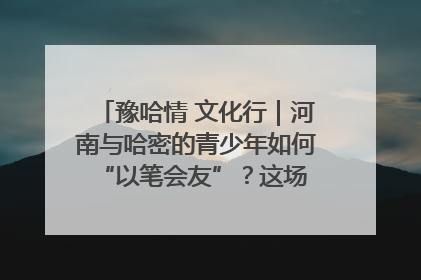 豫哈情 文化行｜河南与哈密的青少年如何 “以笔会友”？这场书画展藏着答案