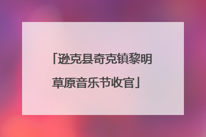 逊克县奇克镇黎明草原音乐节收官