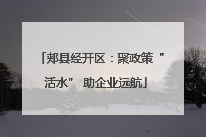 郏县经开区：聚政策“活水” 助企业远航