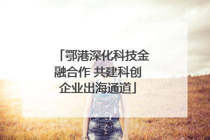 鄂港深化科技金融合作 共建科创企业出海通道