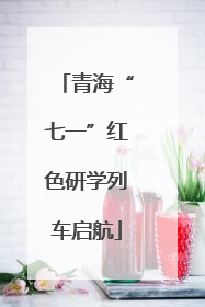青海“七一”红色研学列车启航