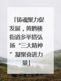 铸魂聚力促发展，黄鹤楼街道多举措弘扬“三大精神”凝聚奋进力量