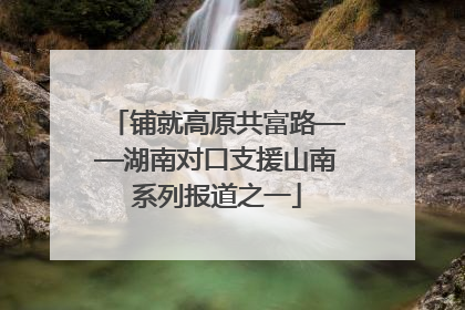 铺就高原共富路——湖南对口支援山南系列报道之一