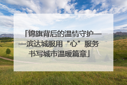 锦旗背后的温情守护——滨达城服用“心”服务书写城市温暖篇章