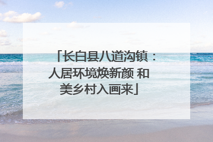 长白县八道沟镇：人居环境焕新颜 和美乡村入画来